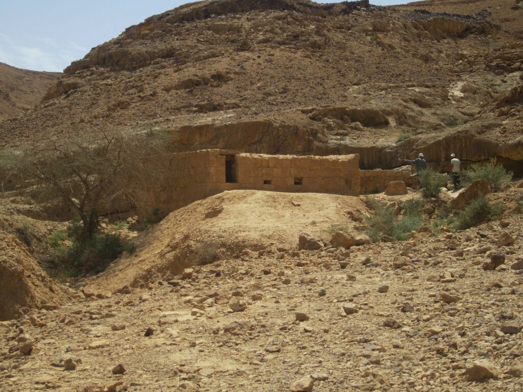 מאגר המים של מצד נקרות על דרך הבשמים